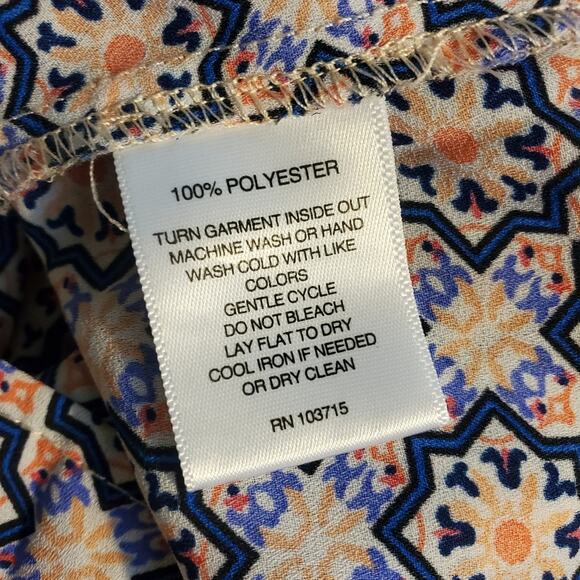 Valerie Stevens pink & purple Geometric layered tank In Great used condition - Picture 8 of 8